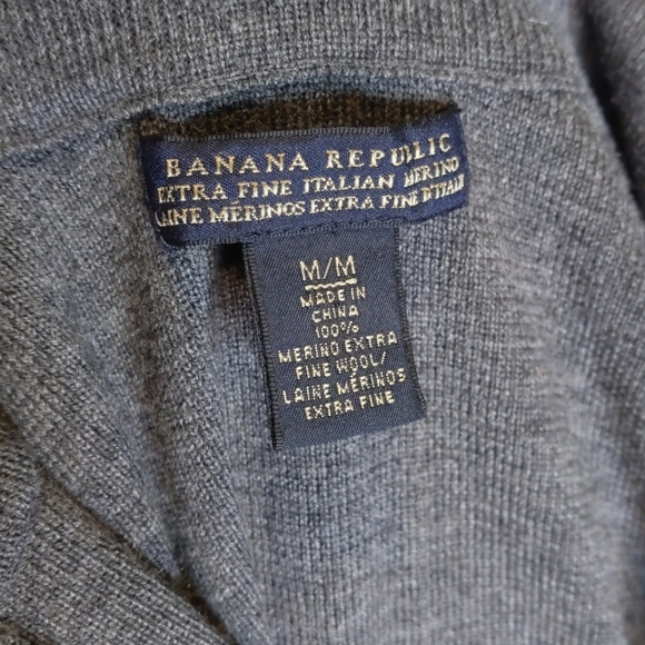 US M Banana Republic Half-Zip Sweater - Picture 4 of 4